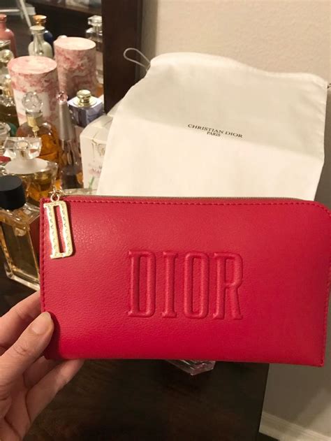 dior makeup pouches|Dior makeup flat pouch.